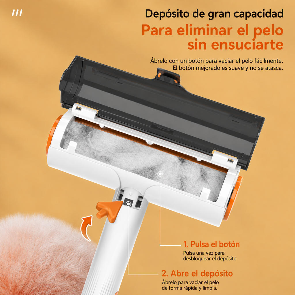 Rodillo Quitapelos 2 en 1 para Perros y Gatos